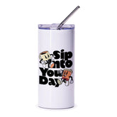 Sip Into Your Day Motivational Coffee Tumbler product
